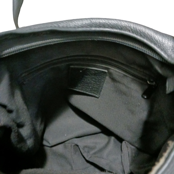 JP OERSE & Cie Black Leather Messenger Shoulder Bag - Picture 8 of 10